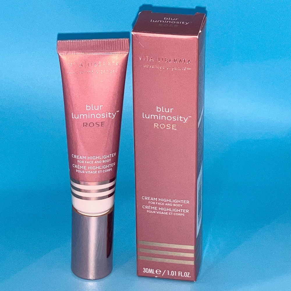 Vita Liberata Blur Luminosity ROSE Cream Highlighter Face & Body NIB